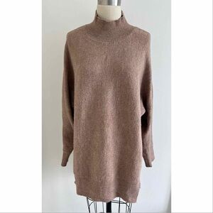 Magaschoni Mockneck Tunic Sweater